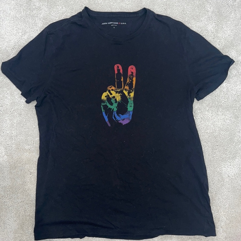 John Varvatos peace shirt